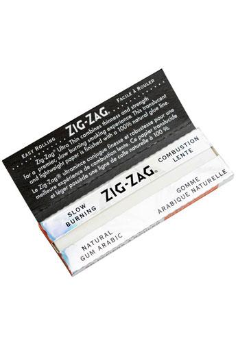 ZIG-ZAG Ultra Thin Papers 1 1/4 Pack of 2- - One Wholesale