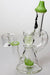 7.5" genie Grow in the dark glass ball Rig-Green - One Wholesale