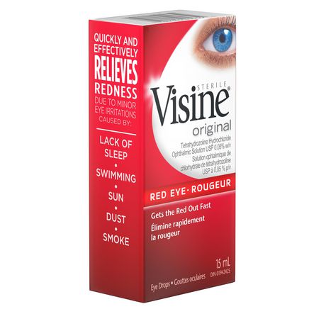 Visine Original Red Eye Drops, 15mL