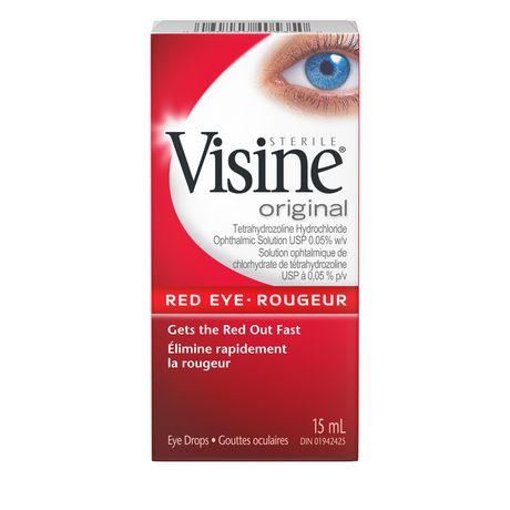 Visine Original Red Eye Drops, 15mL