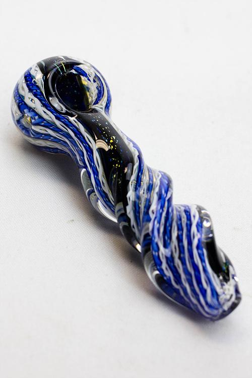 Heavy dichronic 6067 Glass Spoon Pipe Glass Pipe ONE