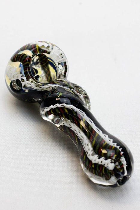 Heavy dichronic 6068 Glass Spoon Pipe- - One Wholesale