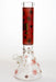 14" Infyniti leaf 7 mm glass water bong-Red - One Wholesale