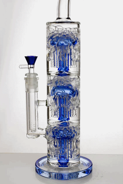 16" Infyniti Triple tree arms percolator glass bong Other Shaped Bong ONE