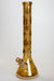 18" Infyniti leaf 7 mm metallic glass water bong-Gold Brown - One Wholesale