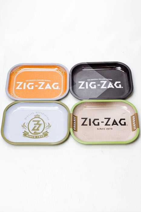 Zig Zag Mini Metal Rolling tray- - One Wholesale