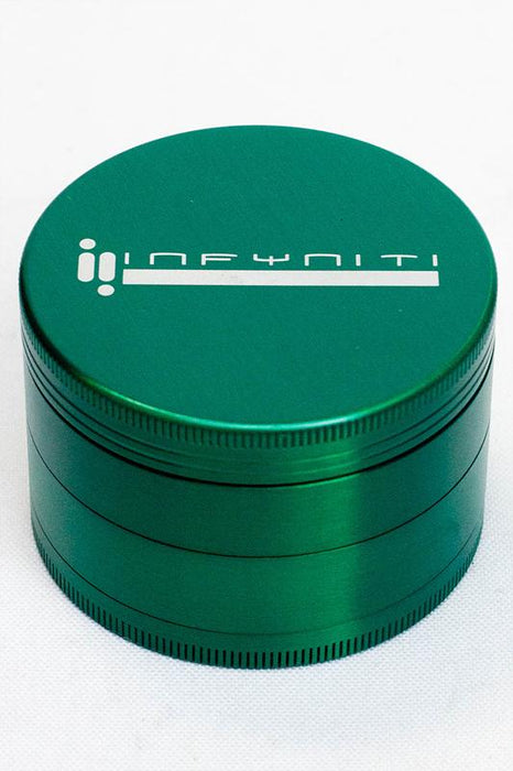 Infyniti 4 parts metal herb grinder-Green - One Wholesale