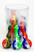 10-Pcs Silicone hand pipe with glass bowl and Dab tool ( GP1651 ) Silicone Pipe ONE
