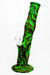 13" Detachable silicone straight Green tube water bong-Pattern B - One Wholesale