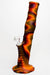 13" Detachable silicone straight Orange tube water bong-Pattern A - One Wholesale