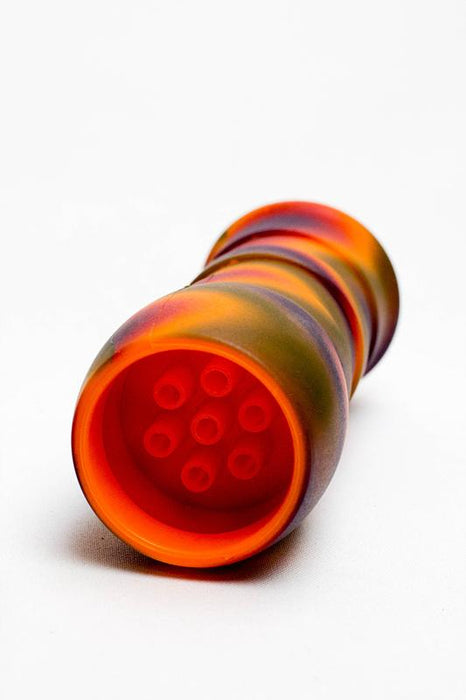 13" Detachable silicone straight Orange tube water bong- - One Wholesale