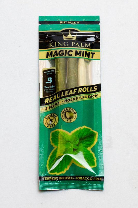 King Palm Hand-Rolled flavor slim Leaf Leaf Wrap ONE Magic Mint