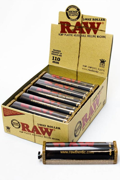 RAW 2-Way Hemp Plastic Roller display - 12 units Roller ONE 110 mm
