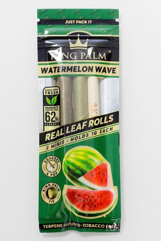 King Palm Hand-Rolled flavor Mini Leaf 1 pack-Watermelon Wave - One Wholesale