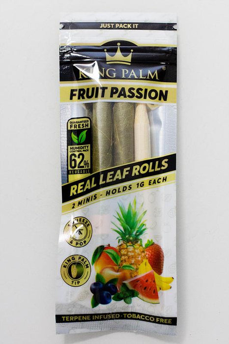 King Palm Hand-Rolled flavor Mini Leaf 1 pack-Fruit Passion - One Wholesale