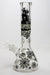 13.5" Glow in the dark 9 mm glass water bong - 20021- - One Wholesale