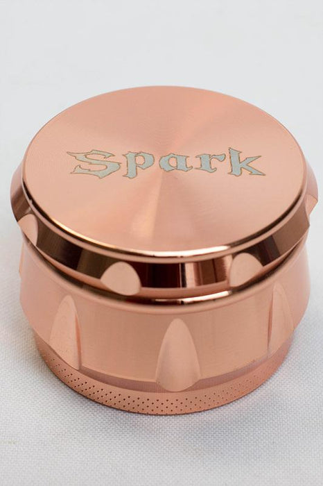 Spark 4 parts  herb grinder-Rose Gold - One Wholesale