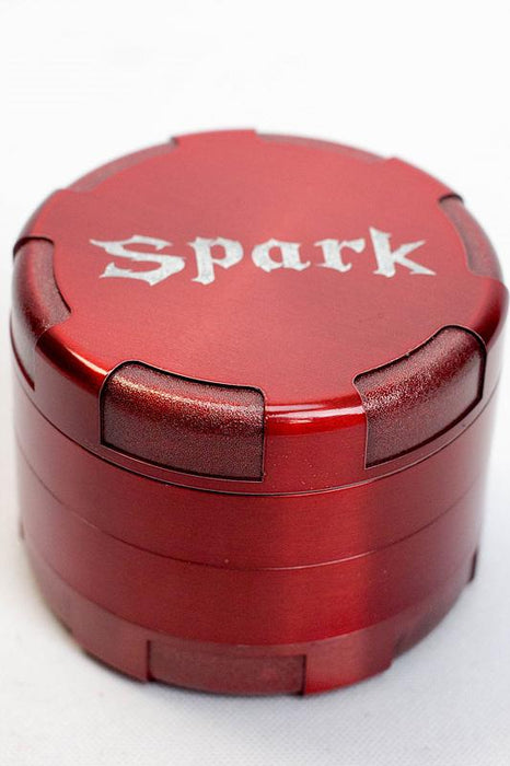 Spark-4 Parts herb grinder-Red - One Wholesale