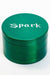 Spark-4 parts metal herb grinder-Green - One Wholesale