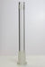 Glass open ended 6 slits downstem-5 3/4 inches - One Wholesale
