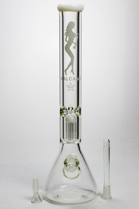 17" Valcano 6-arm percolator 9 mm glass water bong Beaker Bong ONE