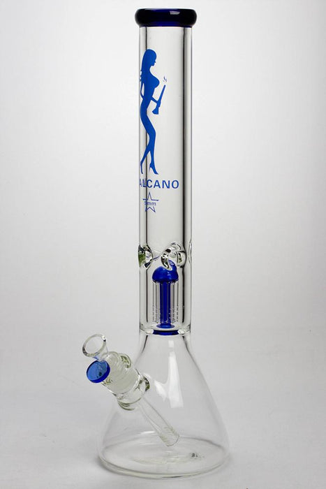 17" Valcano 6-arm percolator 9 mm glass water bong Beaker Bong ONE Blue