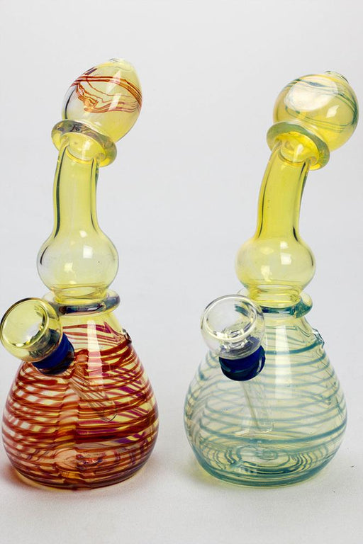 6" changing color glass water bong Beaker Bong ONE Type 353