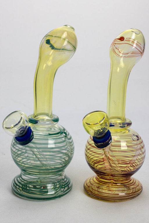 6" changing color glass water bong Beaker Bong ONE Type 354