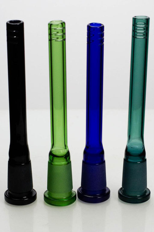 Color-Glass open ended 6 slits downstem- - One Wholesale