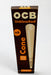 OCB Pre-rolled Cone - Virgin Unbleached Rolling Paper - 1 1/4 (32 packs) Pre-rolled Cone (Display Pack) ONE