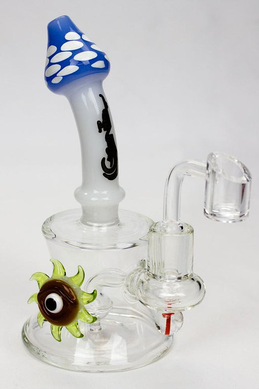 6.5" Genie Mushroom Rig Rig ONE Neon green