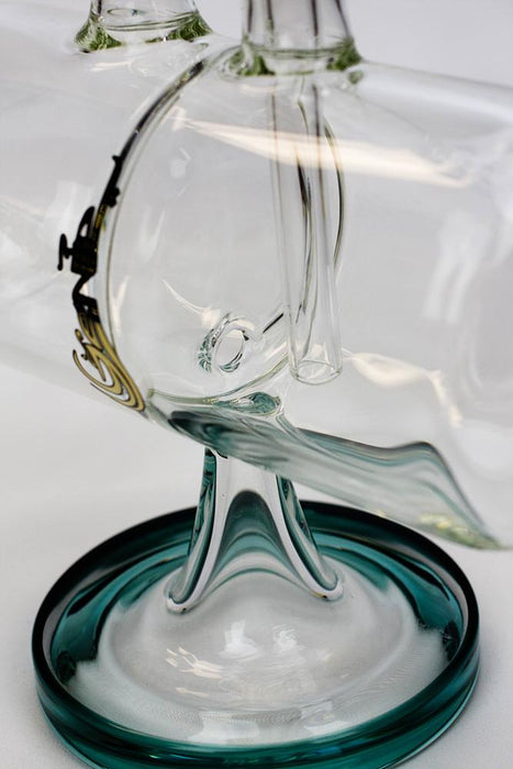 9" Genie Submarine Gravity glass bong- - One Wholesale