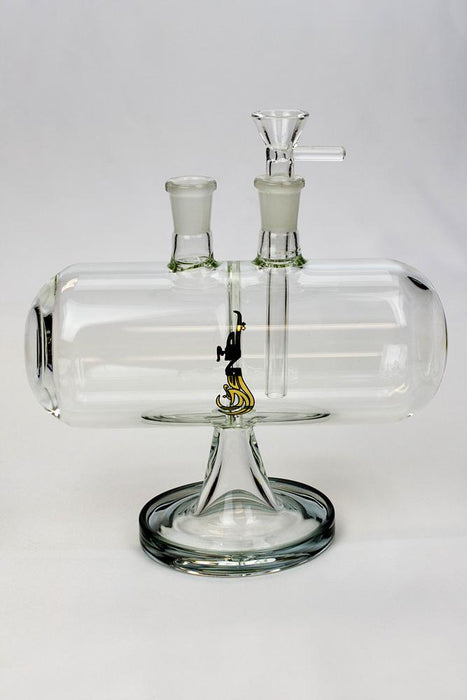 9" Genie Submarine Gravity glass bong-Smoke - One Wholesale