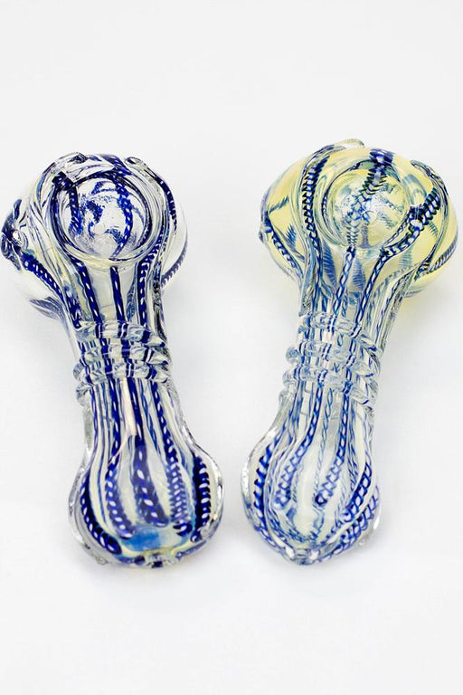 4.5" soft glass 6413 hand pipe- - One Wholesale