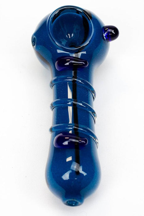 4.5" soft glass 6416 hand pipe- - One Wholesale