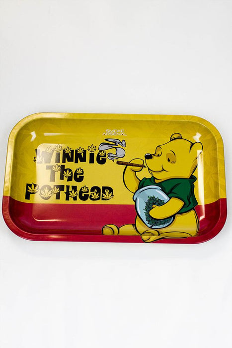 Smoke Arsenal Medium Rolling Tray-New-Winnie The PotHead - One Wholesale