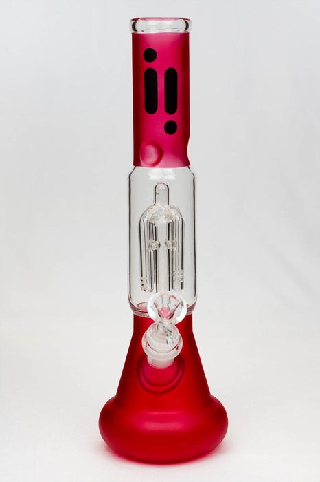 12" infyniti frost glass 4-arm round beaker Bong Beaker Bong ONE