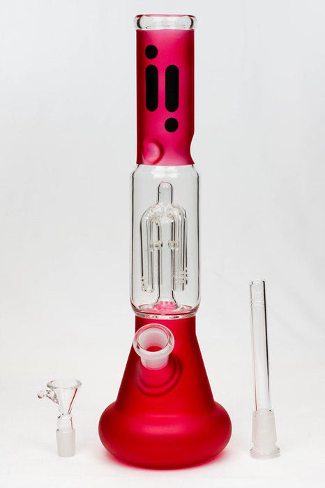 12" infyniti frost glass 4-arm round beaker Bong Beaker Bong ONE