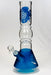12" Dragon and flower graphic glass water bong-Blue - One Wholesale