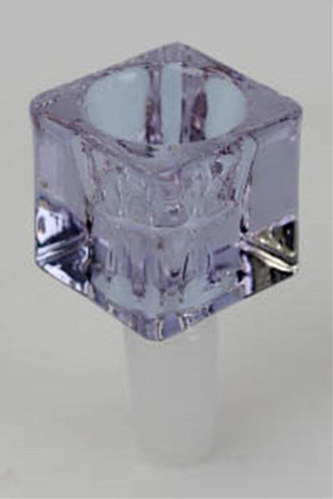 Glass Cube large bowl- - One Wholesale
