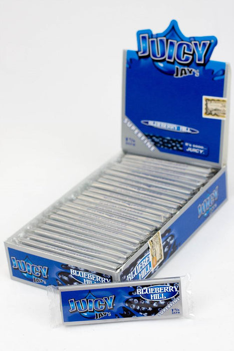Juicy Jay's Superfine flavored hemp Rolling Papers-Blueberry Hill - One Wholesale