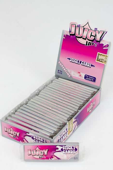 Juicy Jay's Superfine flavored hemp Rolling Papers-Sticky Candy - One Wholesale