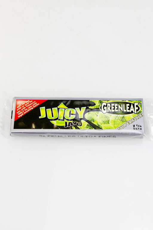Juicy Jay's Superfine flavored hemp Rolling Papers-2 packs-Greenleaf - One Wholesale