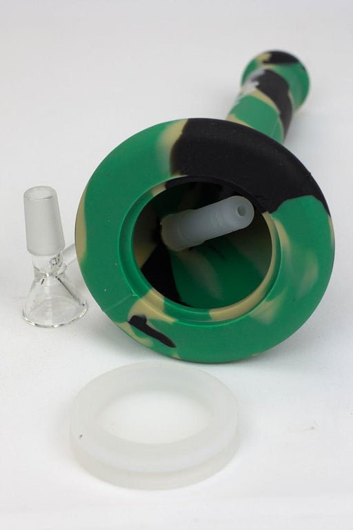 8" silicone tube mini water bong Silicone Bong ONE