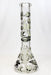 14" Infyniti grapnic Glow in the dark 7 mm glass water bong- - One Wholesale