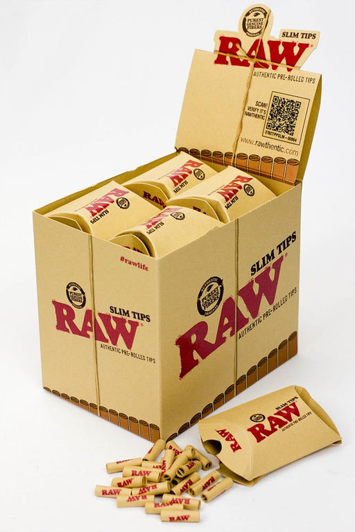 Raw Rolling paper pre-rolled Slim filter tips- - One Wholesale