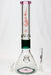 16" Genie 9 mm color combination glass water bong- - One Wholesale