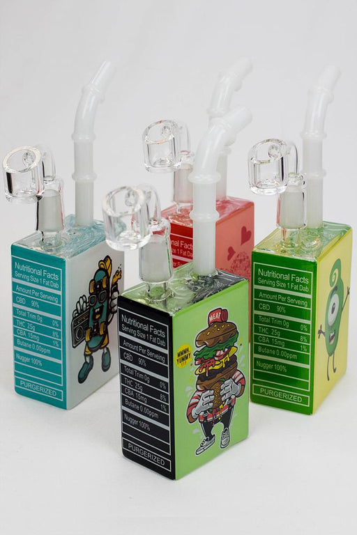 7.5" Juicy box Rigs-Nutitional Facts Rig ONE