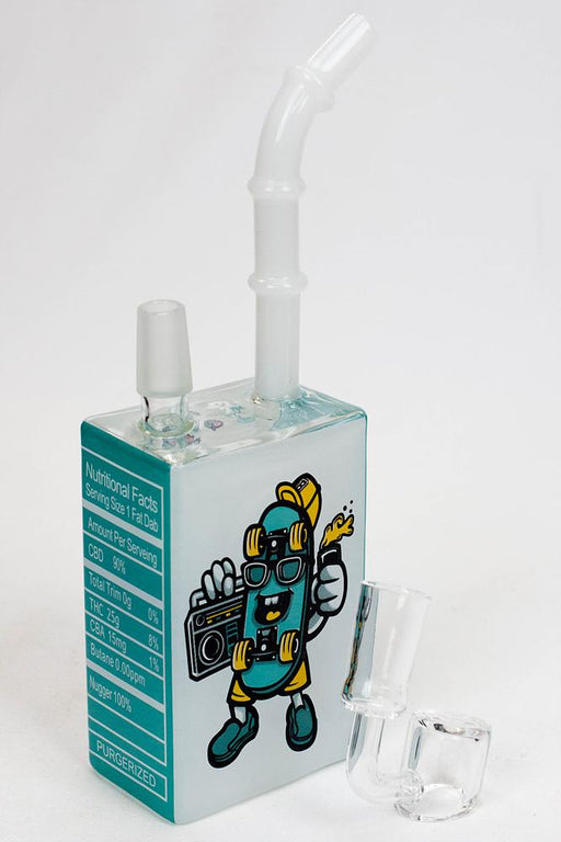 7.5" Juicy box Rigs-Nutitional Facts Rig ONE