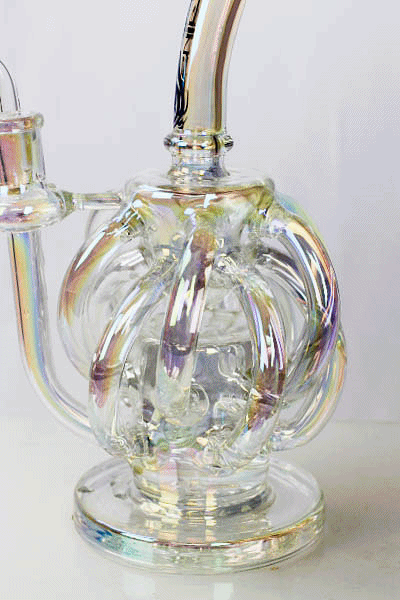 9" Genie metallic twelve tube and inline diffused recylcer Rig ONE